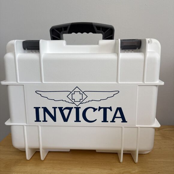 Invicta Other - BRAND NEW INVICTA LIMITED EDITION 8-Slot Dive Impact Watch Case White Navy 15x12